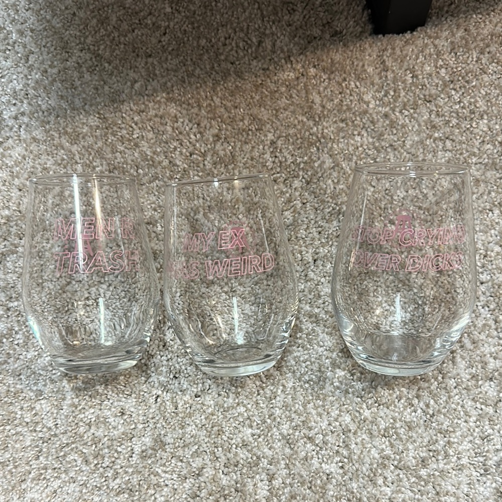 Call her daddy wine glasses